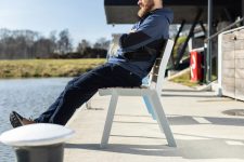 Fauteuil bois petites lames LUSSAN..