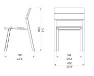Fauteuil en bois simple ARRIGAS plan