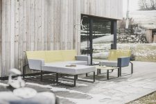 Fauteuil extérieur accoudoir gauche MERIA