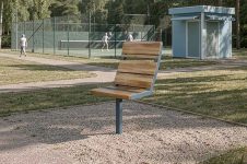 Fauteuil urbain avec dossier haut DAGNY