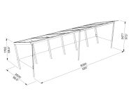 Grand abri vélos L8280mm en verre VICQ (2)