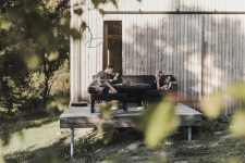 Grand canapé extérieur avec accoudoirs MURATO