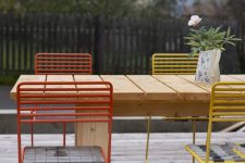 Grande table massive de repas FURIANI
