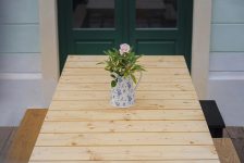 Grande table massive de repas FURIANI