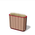 Jardinière haute en bois DOMMARTIN