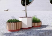 Jardinière métal grand volume CORBAS