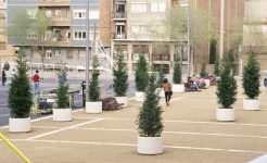 Jardinières béton circulaires CRISTOT