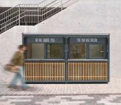 Kiosque bois et acier GIGONDAS (4)