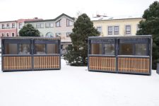 Kiosque bois et acier GIGONDAS (6)