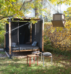 Lit suspendu dans Pergola CUCURRON (4)