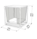 Lit suspendu dans Pergola CUCURRON (2)