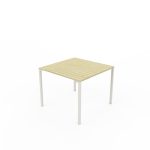 Petite Table extérieur basse carrée en bois MARIGNANA