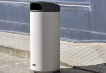 Poubelle béton circulaire 70 litres THAON