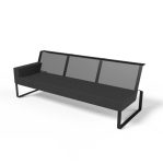 Sofa de jardin design avec accoudoir à droite MORSIGLIA