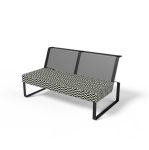 Sofa élégant de jardin 2 places MOLTIFAO