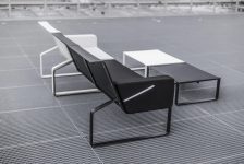 Sofa élégant de jardin 2 places MOLTIFAO