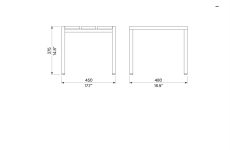Table basse pratique de jardin TAVACO