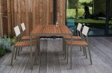 Table bois extérieur L1750mm SALICE