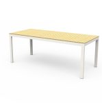 Table bois extérieur solide 2m SOCCIA