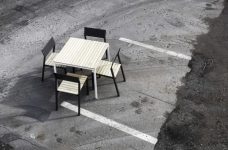 Table jardin bois extérieur QUENZA