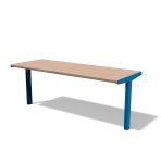 Table pratique bois et acier pour picnic L1800mm OLONNE