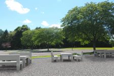 Tables picnic béton multi dimensions THIOUVILLE