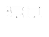 Tabouret bois pour jardin BASTELICA