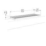 banquette bois pour muret SAUTERNES (3)